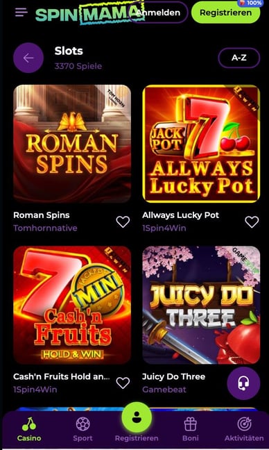 Spinmama Casino - Twoje nowe ulubione miejsce do gry 0